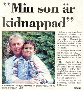 My Son is Kidnapped (Swedish)
